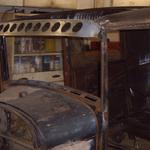 30-31 ford visor welded in and holes drilled